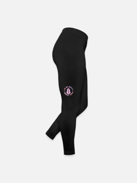 In My Sweet Eight Era 8th Birthday Groovy 8th bday - Legging en jersey Femme - noir - Droite
