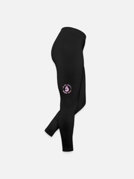 In My Sweet Nine Ära 9. Geburtstag Groovy 9. - Frauen Jersey Leggings - Schwarz - Rechts