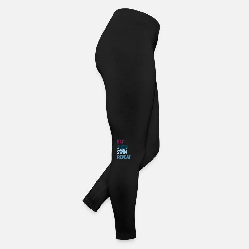 Eat Sleep Swim Repeat - Papillon - Dolphin Style Legging en jersey Femme