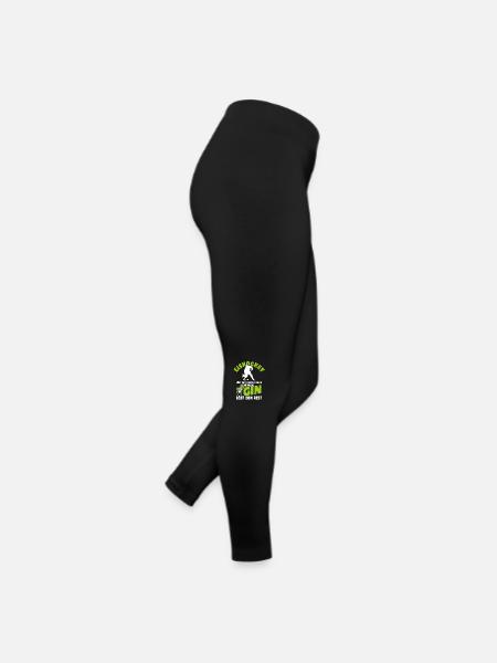 Eishockey löst die meisten meiner Probleme - Gin - Frauen Jersey Leggings - Schwarz - Rechts