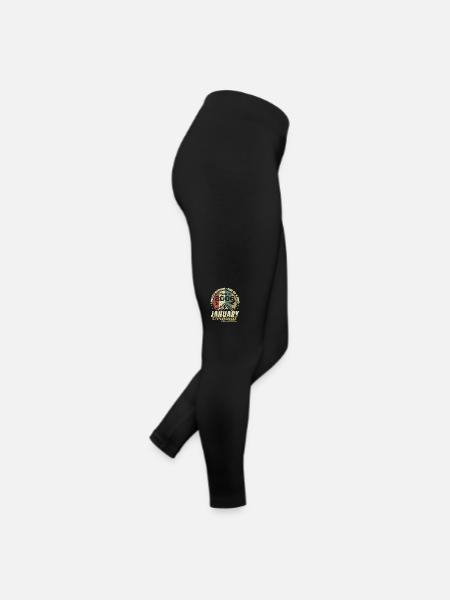 Anniversaire Janvier 2006 - Original Janvier 2006 - Legging en jersey Femme - noir - Droite