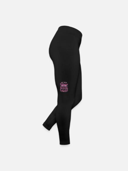 Ein Super Volleyball Spieler - Volleyball Spieler Geschenk - Frauen Jersey Leggings - Schwarz - Rechts