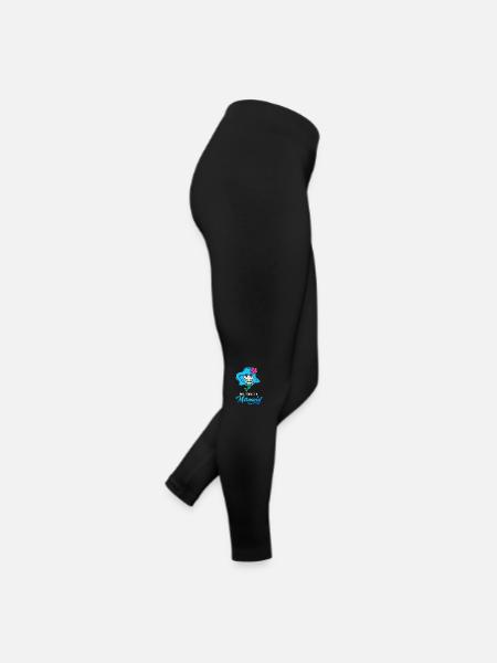 Mermaid fish sea mermaid gift idea - Women’s Jersey Leggings - black - Right
