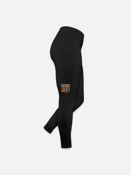 Legendary Since 1979 Birthday Gift 1979 - Women’s Jersey Leggings - black - Right