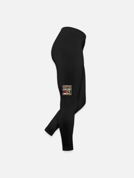 Geburtstagsgeschenk Geboren Im Januar 2011 - 2011 - Frauen Jersey Leggings - Schwarz - Rechts