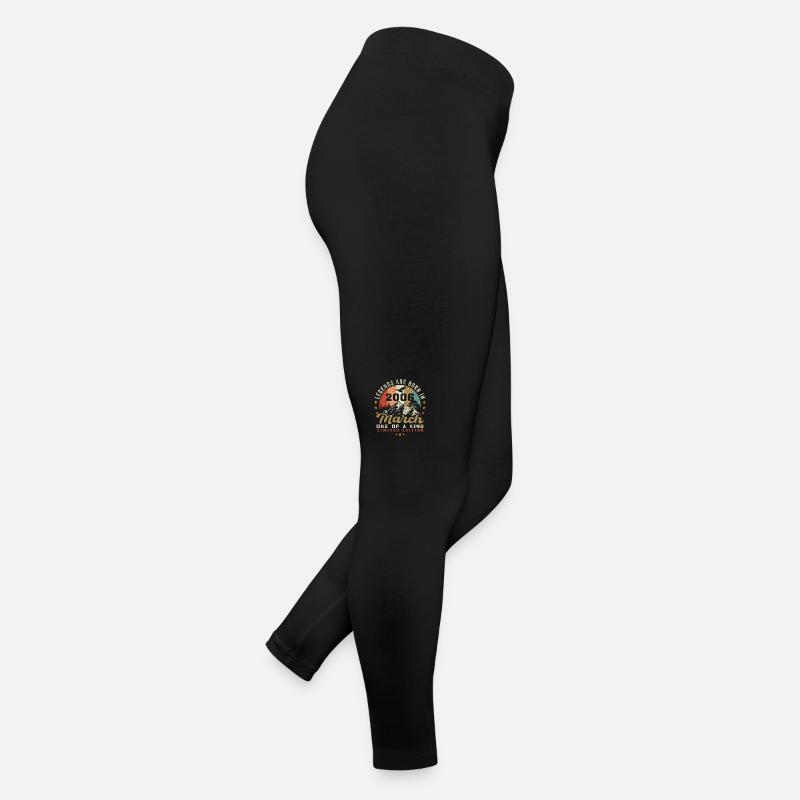 Mars 2006 Vintage anniversaire rétro cadeau Legging en jersey Femme