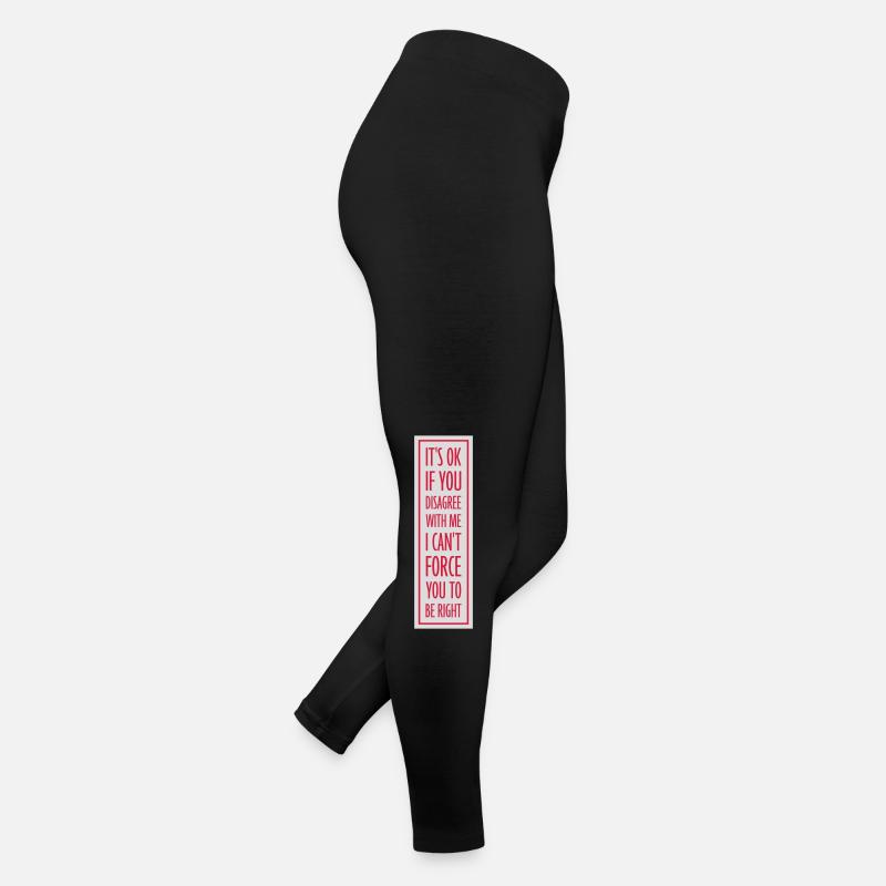 you disagree with me Frauen Jersey Leggings