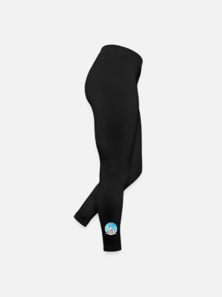 Maritim - Leuchtturm Rügen - Frauen Jersey Leggings - Schwarz - Rechts