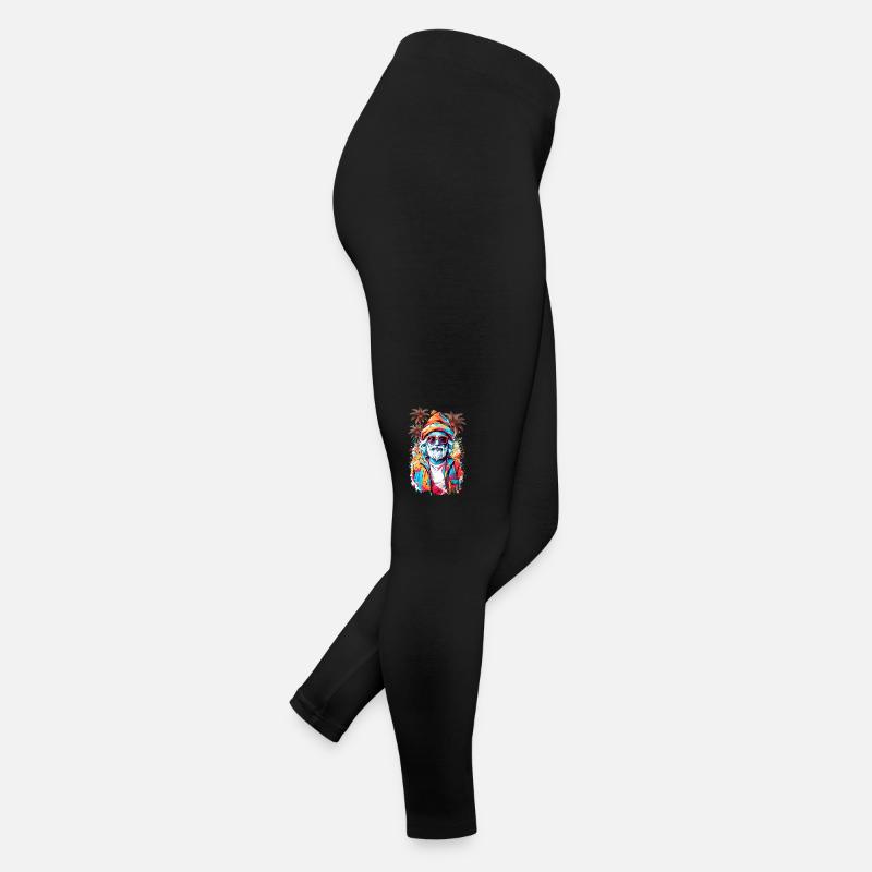 Père Noël cool Legging en jersey Femme