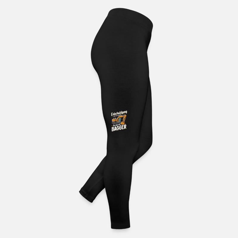 Excavator Driver Construction Worker Construction Site Construction Machine Women’s Jersey Leggings