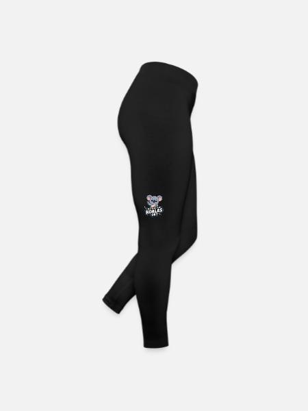 Koala Koala Koala Bear Animal - Women’s Jersey Leggings - black - Right