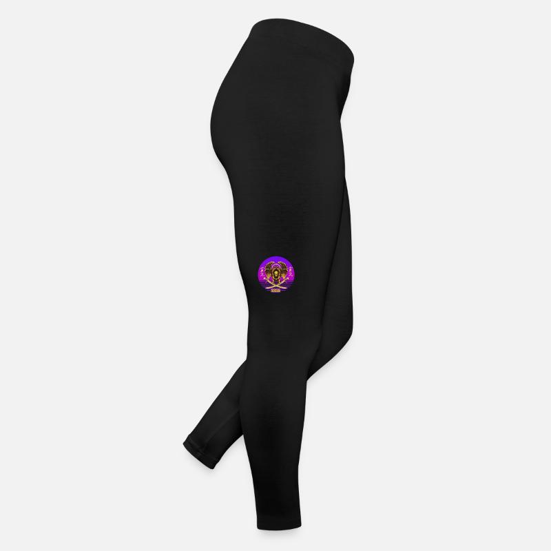 Golden Guardian Lion Frauen Jersey Leggings