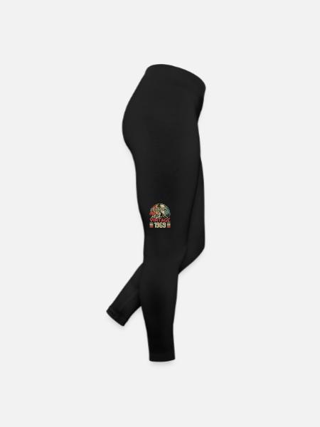 Vintage 1969 Retro Cadeau Anniversaire Né En 1969 - Legging en jersey Femme - noir - Droite