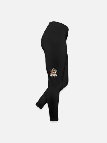 Vintage Mars 1958 Cadeau D'anniversaire 66 Ans - Legging en jersey Femme - noir - Droite