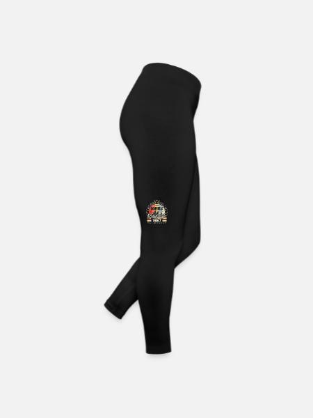 Vintage Mars 1967 Cadeau D'anniversaire 57 Ans - Legging en jersey Femme - noir - Droite