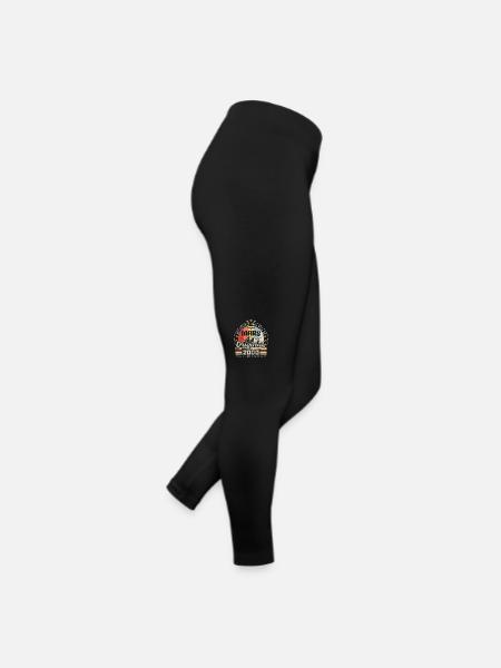 Vintage March 2000 24 Year Birthday Gift - Women’s Jersey Leggings - black - Right
