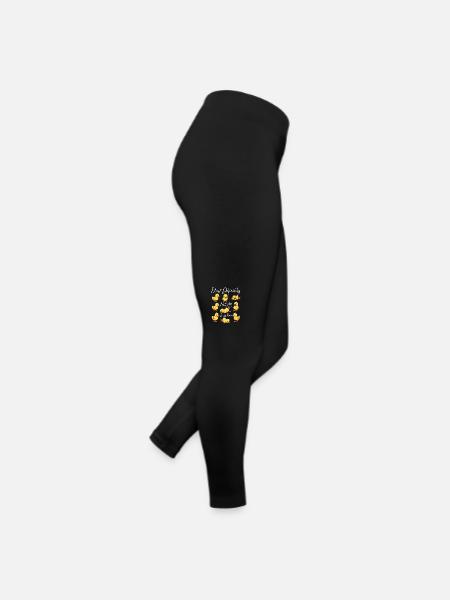 Ganz sicher nicht alles in einer Reihe - Frauen Jersey Leggings - Schwarz - Rechts
