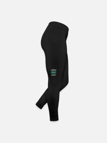 Vintage 1973 Geburtstag Sprüche "Limitierte - Frauen Jersey Leggings - Schwarz - Rechts