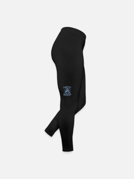 Bring Bier Mit! Bier Sensenmann T-Shirt - Frauen Jersey Leggings - Schwarz - Rechts