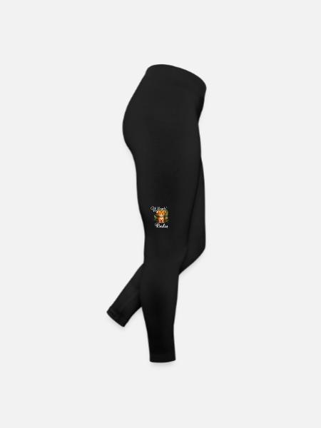 « Bienvenue à Berlin » lion - vie citadine avec un - Legging en jersey Femme - noir - Droite