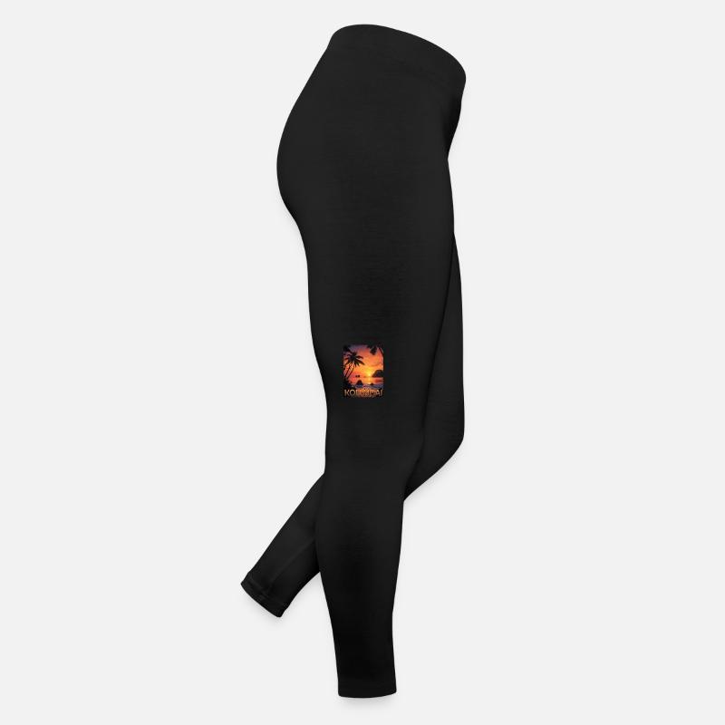 Sunset on Koh Ngai: A grungy view Women’s Jersey Leggings