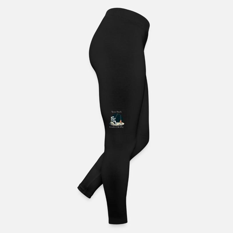 Astronaute sur la lune Pizza de pêche « Space Snack Catch Legging en jersey Femme