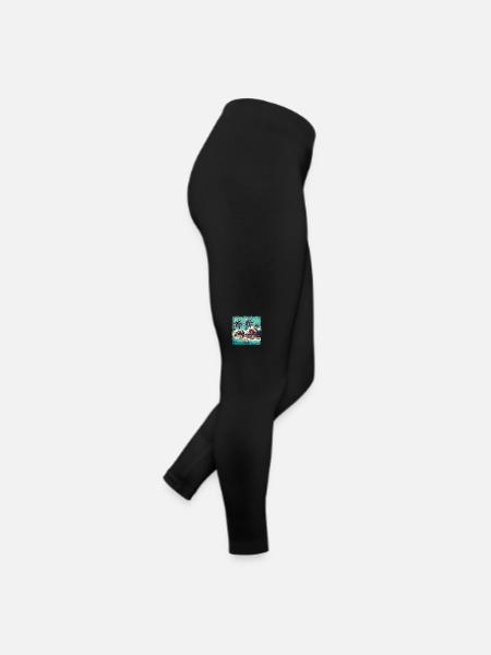 Reethi Beach Maldives Vacances Grunge - Legging en jersey Femme - noir - Droite