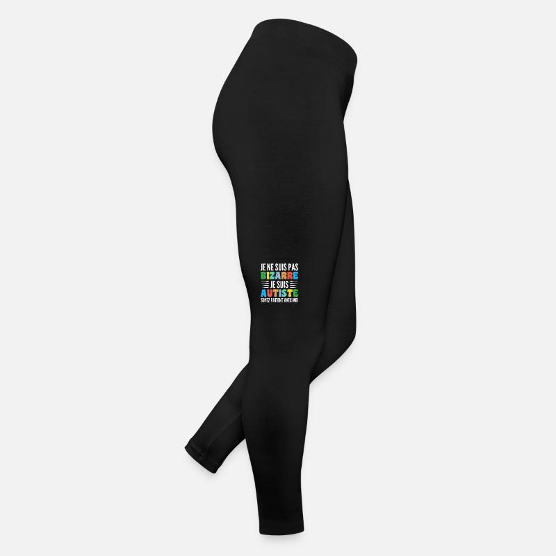 Ich bin nicht seltsam, ich bin Autist Frauen Jersey Leggings