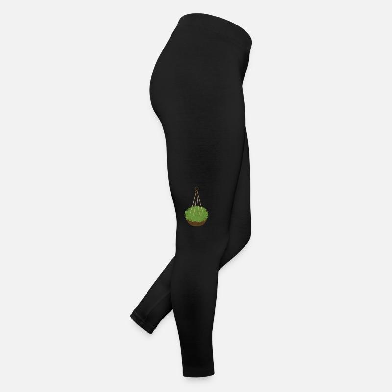 Plante Panier Suspendu Plante d’Intérieur Macramé Idée cadeau Legging en jersey Femme