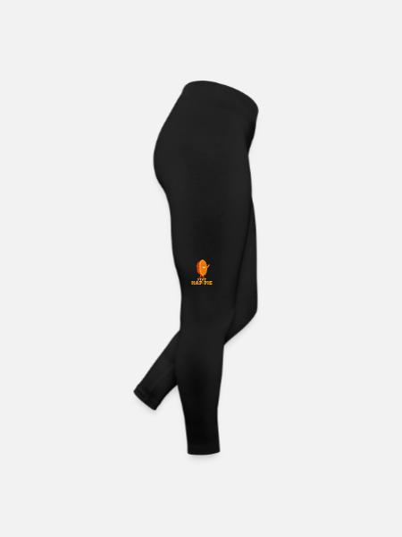 Stay Hap-Pie : une tranche de joie - Legging en jersey Femme - noir - Droite