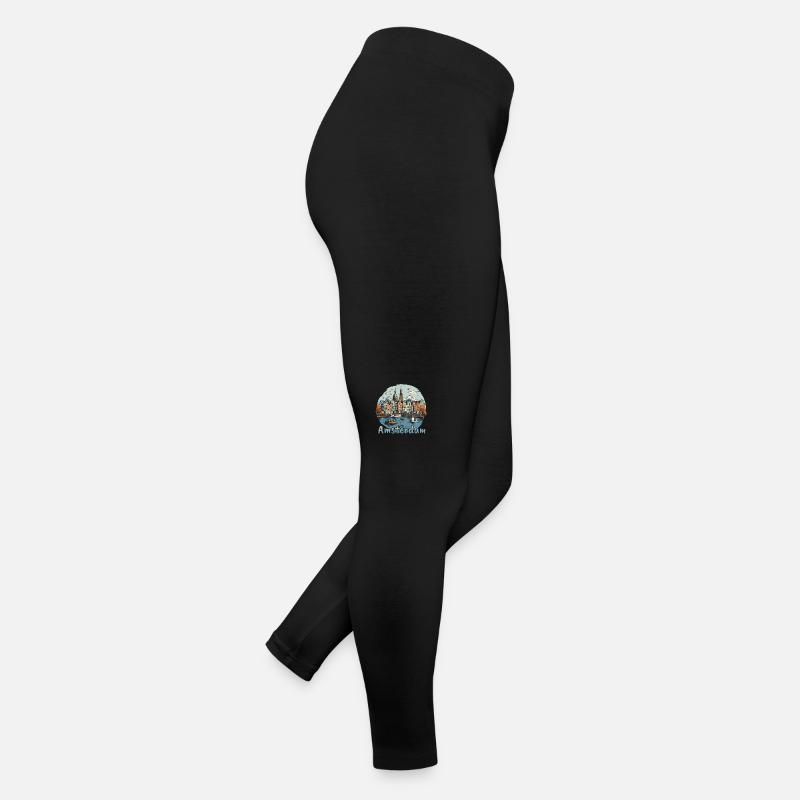 Amsterdam, Pays-Bas, Pays-Bas - Grunge Harbour et Legging en jersey Femme