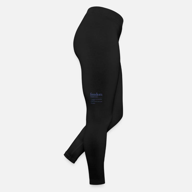 Freiheit Definitiv Sprechen Handeln denken Frauen Jersey Leggings