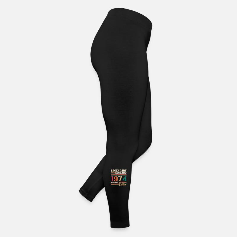 Legendäre Januar 1974 Limited Edition Frauen Jersey Leggings