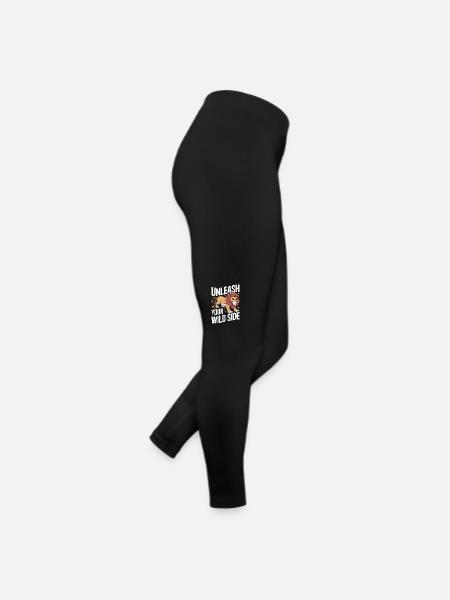 Lion Lion Animal Africa - Women’s Jersey Leggings - black - Right