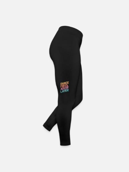 Tanzen Tänzer Tanzen - Frauen Jersey Leggings - Schwarz - Rechts