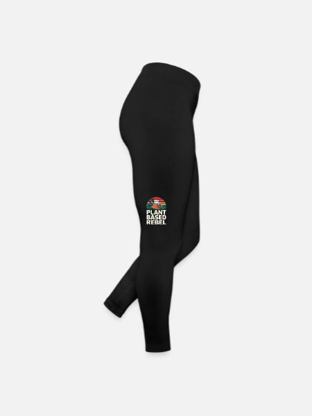 Vegetarian Vegan Veggie Vegetarian - Women’s Jersey Leggings - black - Right
