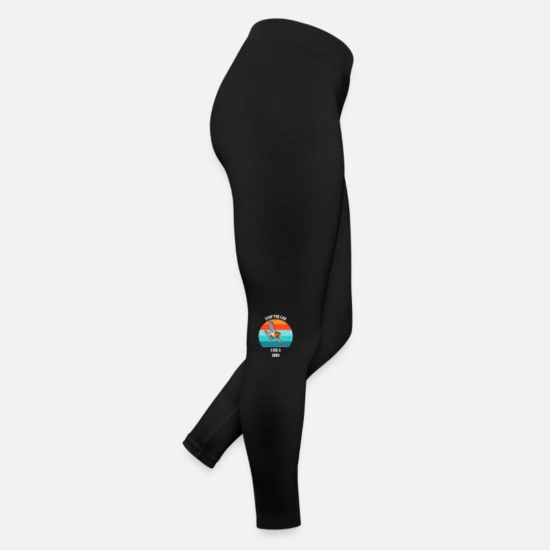 Bird Watching Bird Watching Birding Bird - Women’s Jersey Leggings - black