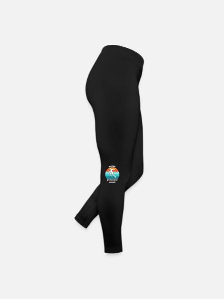 Floorball, Floorball, Hockey sur gazon, Hockey en salle - Legging en jersey Femme - noir - Droite