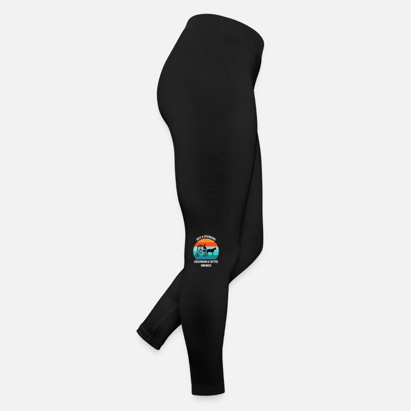 Cocher Calèche Calèche Café Legging en jersey Femme