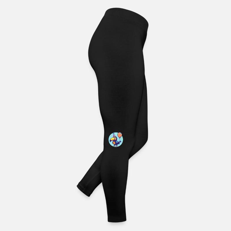 Toucan Bird Birthday Comic Women’s Jersey Leggings