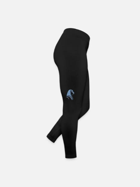 Cat Egypt Pharaoh Silhouette - Women’s Jersey Leggings - black - Right