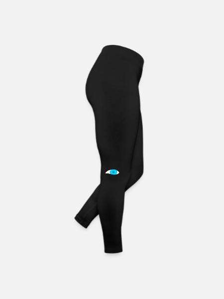 Oeil - Legging en jersey Femme - noir - Droite