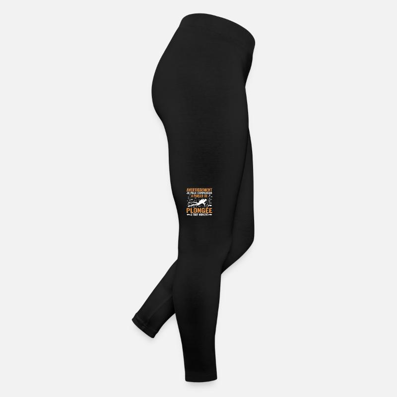 Parler de Plongée à Tout Moment - Humour Plongée Legging en jersey Femme