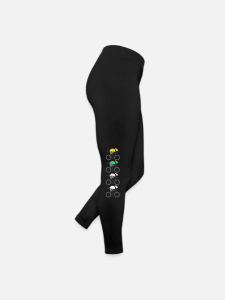 bike bike bikes bikes france jersey champion - Women’s Jersey Leggings - black - Right