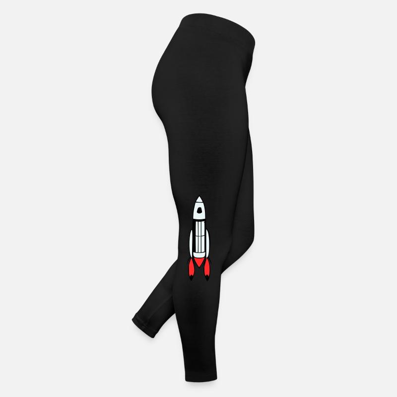 Vecteur de vol spatial spatial de fusée spatiale Legging en jersey Femme