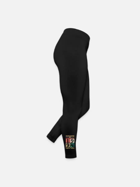 30.Geburtstag Awesome since Februar Jahrgang 1994 - Frauen Jersey Leggings - Schwarz - Rechts