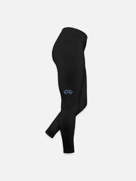 Lunettes de ski Skier Snowboard Mountains - Legging en jersey Femme - noir - Droite