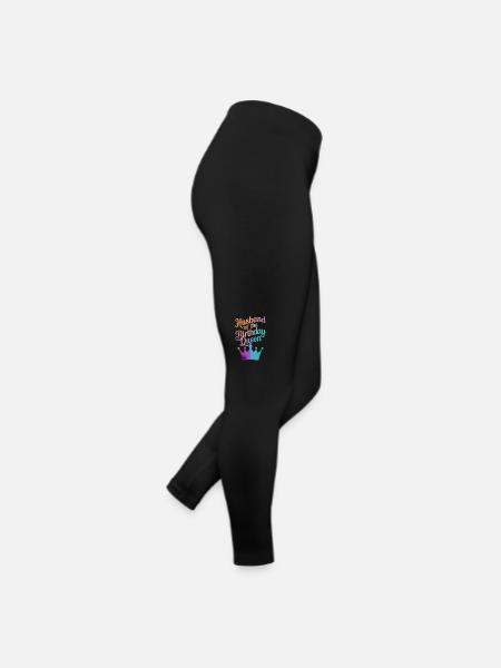 Ehemann Ehegatte Familie Hochzeit - Frauen Jersey Leggings - Schwarz - Rechts