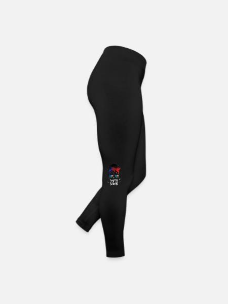Sud Soudan - Legging en jersey Femme - noir - Droite