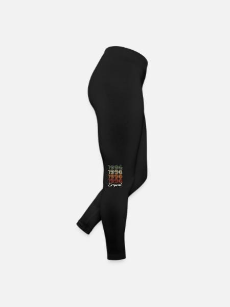 1996 Cadeau D'anniversaire Vintage Original 1996 - Legging en jersey Femme - noir - Droite